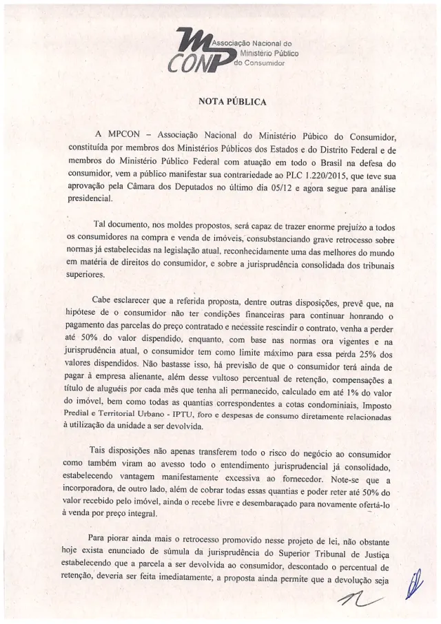 Primeira página do documento